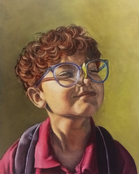 Charming Boy oil painting