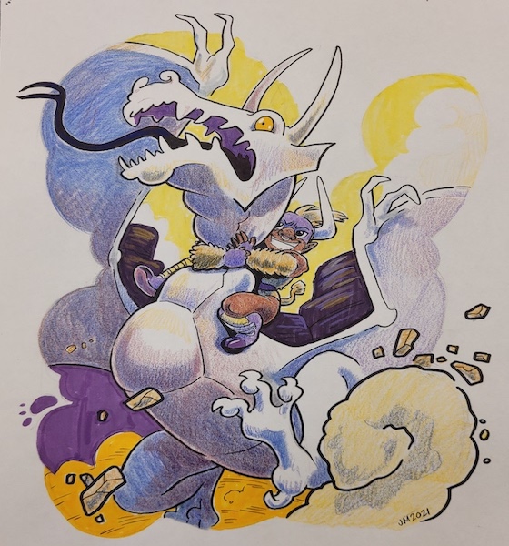 marker and colored pencil dawing