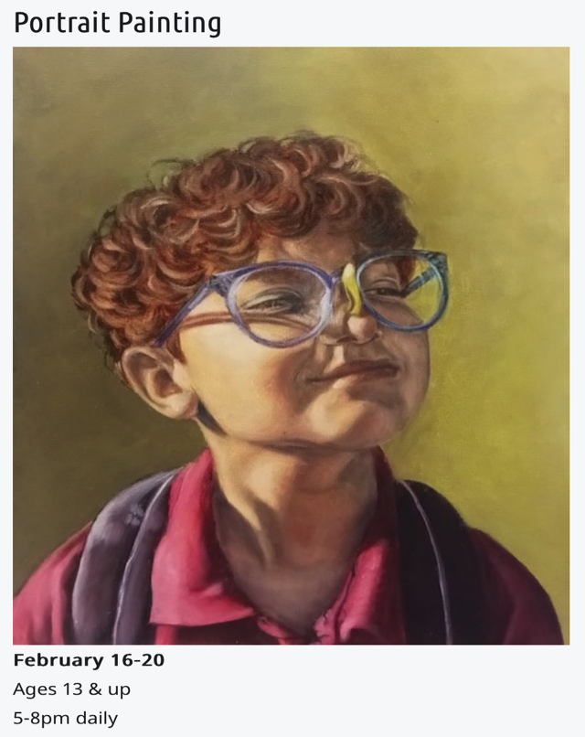 Charming Boy Oil Painting