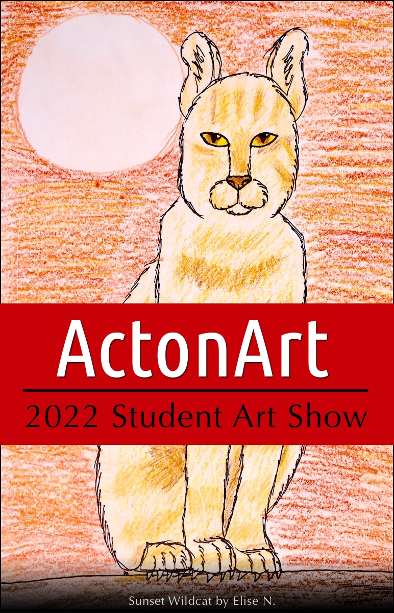 Art Show poster with Sunset Wildcat