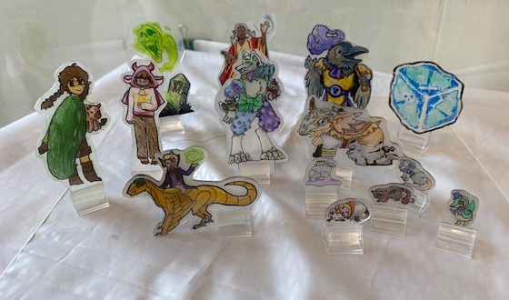 DD&D class, miniatures