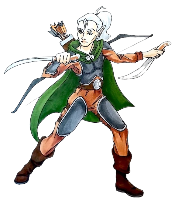 manga perspective drawing elf