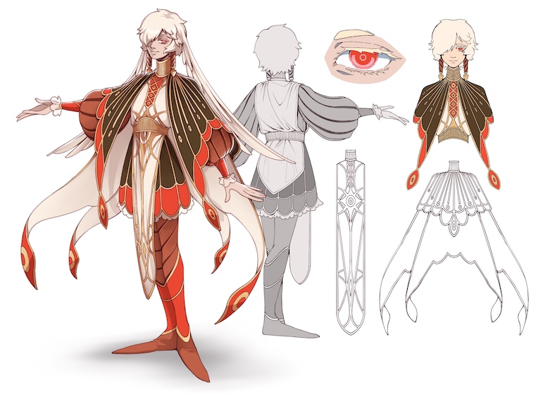 Multi figure ADVANCED DIGITAL ART