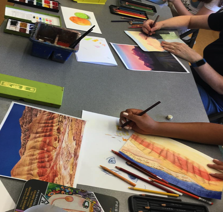 Watercolor and Colored Pencil Artwork